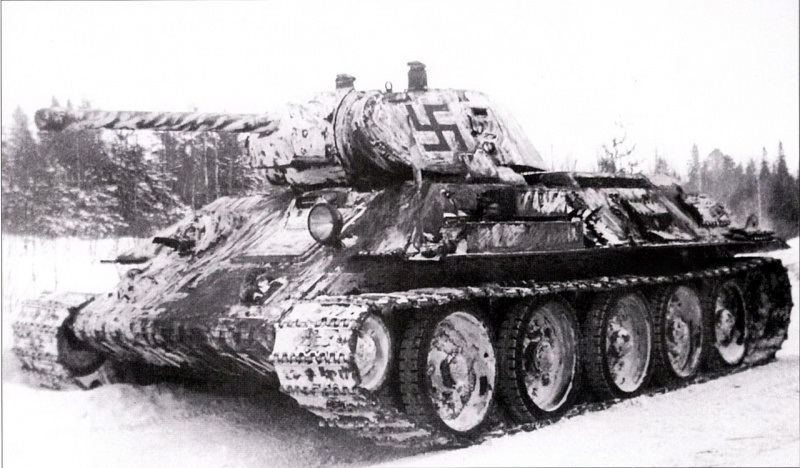 Трофейный Т-34-76